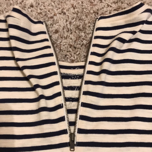 J Crew - Long Sleeve Tee with Jewel Collar - Picture 10 of 12